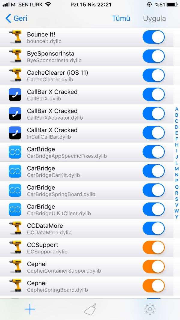 Jailbreak yapmak için sebep yani uygulama! | iPhone Turka