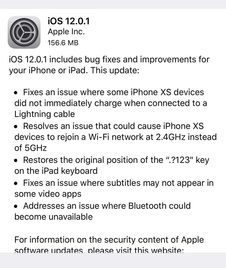 Apple , IOS 12.0.1 final Yayınladı | Jailbreak of Turkey